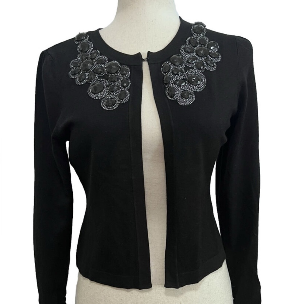 VGUC-INC International Concepts Beaded Yoke Bolero / Cardigan